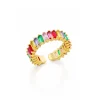 Vessière Cristaux Bagues Cristal|Bagues|Bague réglable arc-en-ciel