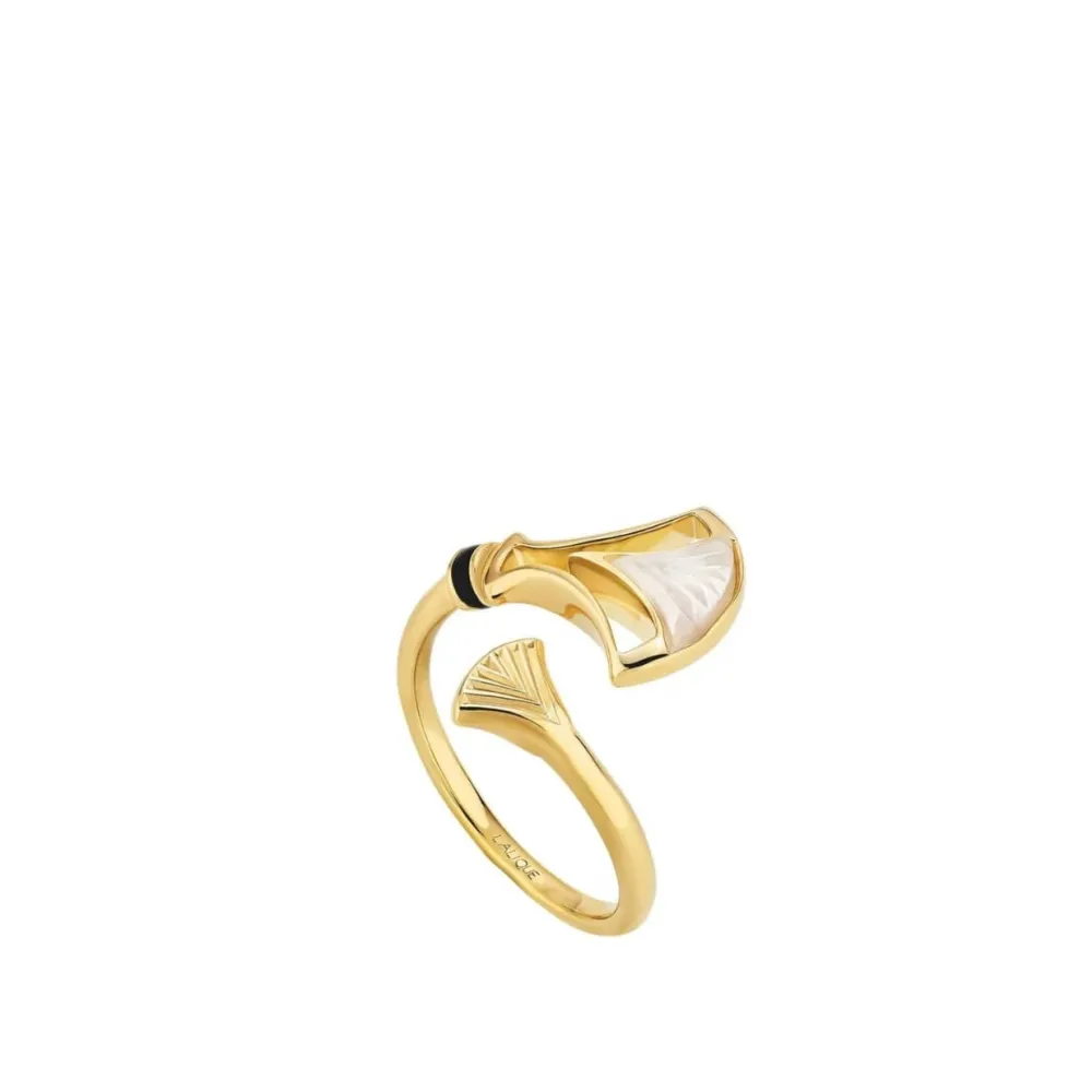 Vessière Cristaux Bijoux|Bagues Cristal|Bague toi&moi Larcade cristal Lalique