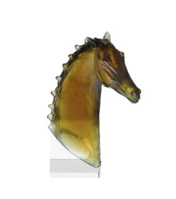 Vessière Cristaux Animaux Cristal|Éditions D’Art Cristal|Baladine tête de cheval daum mangaud lasseigne