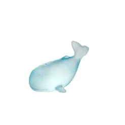 Vessière Cristaux Animaux Cristal|Bestiaire|Baleine pm bleu clair daum