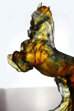 Vessière Cristaux Bestiaire|Animaux Cristal|Balthazar ambre gris cheval daum
