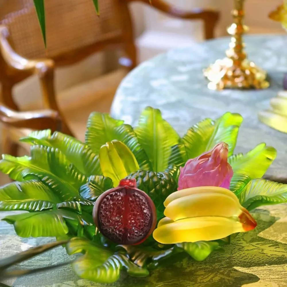 Vessière Cristaux Editions D’Art|Éditions D’Art Cristal|Bananes Tutti Frutti cristal Daum