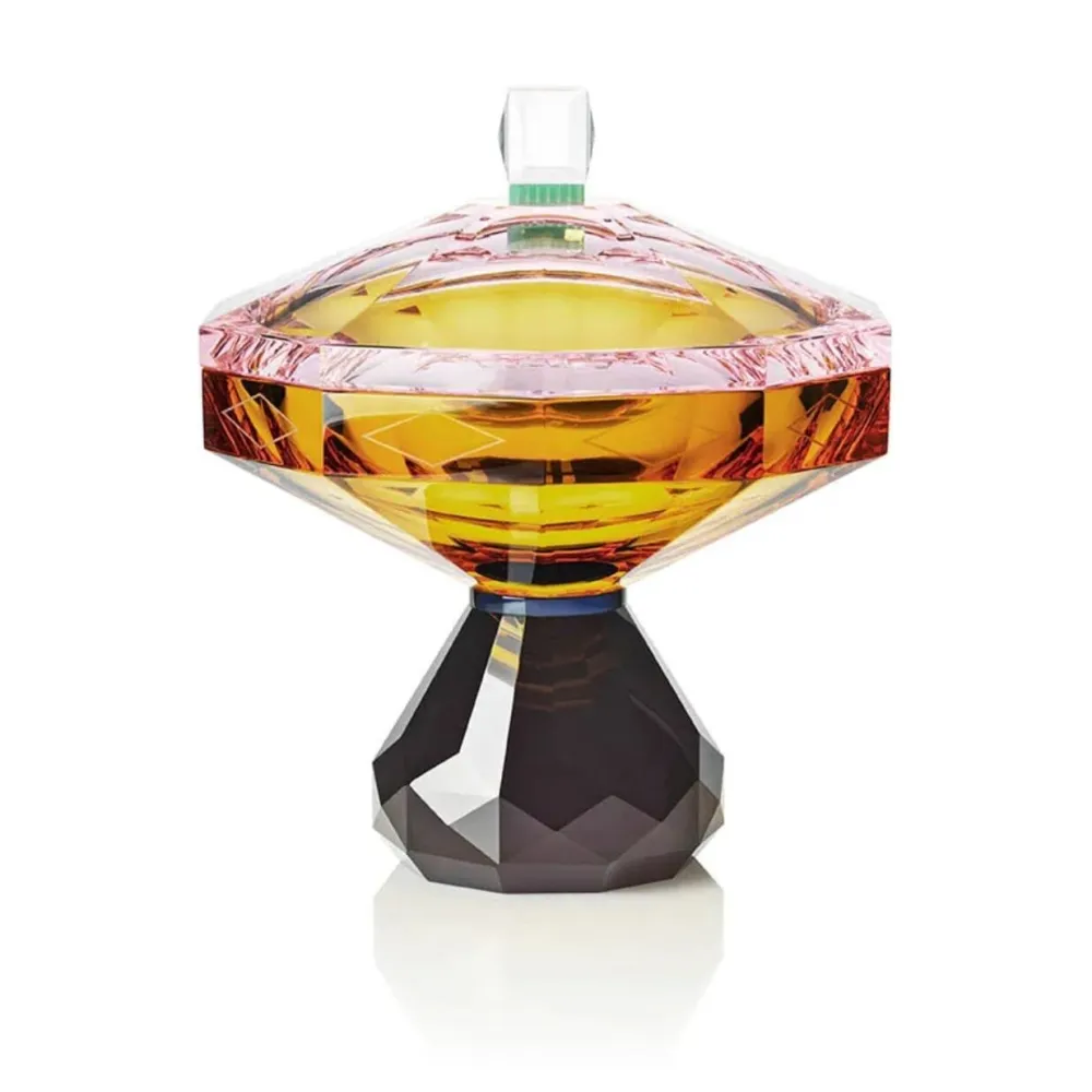 Vessière Cristaux Bonbonnière|Coupes, Coupelles Et Photophores|Bonbonnière Hamptons Amber Reflections Copenhagen