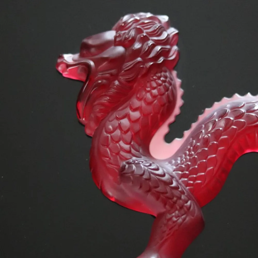 Vessière Cristaux Coupes, Coupelles Et Photophores|Boites Cristal|Boîte bijoux dragon laqué noir Lalique 88 EX
