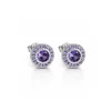 Vessière Cristaux Boucles D’Oreilles Cristal|Boucles D’Oreilles|Boucles d’oreilles Empire cristal violet