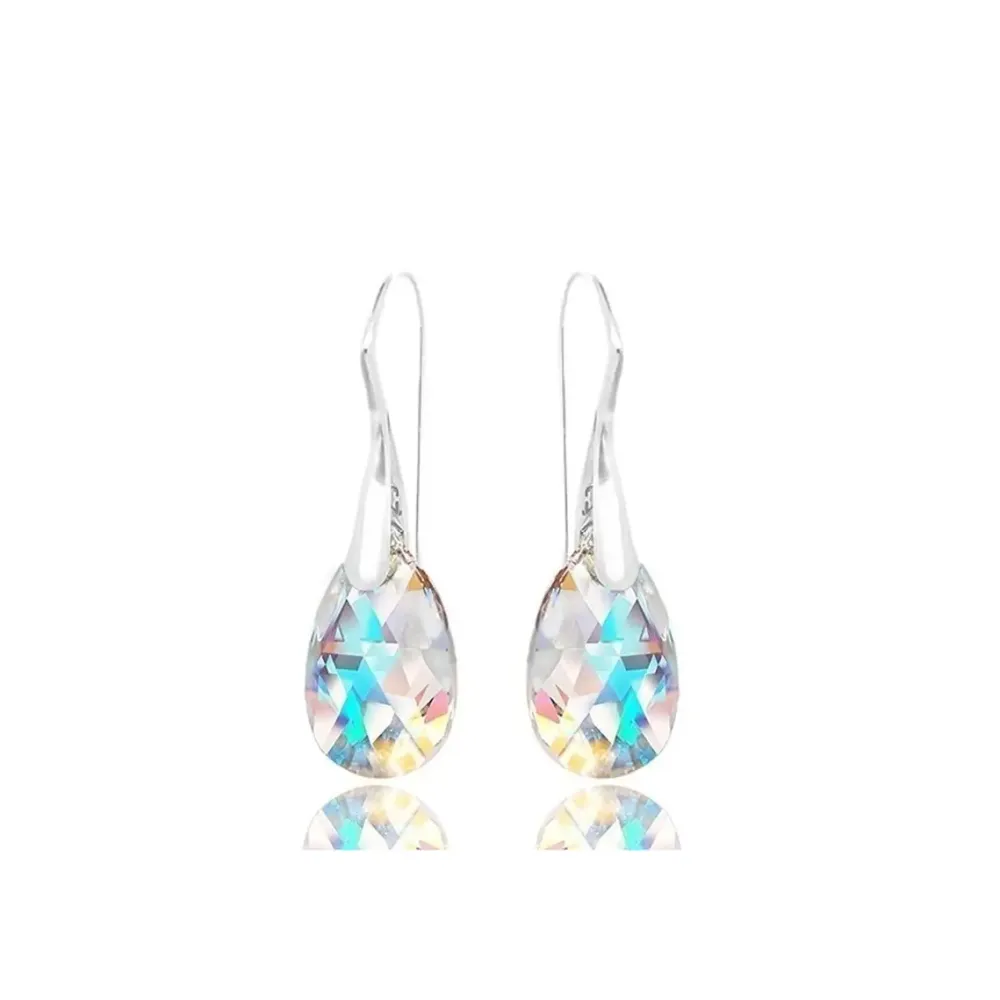 Vessière Cristaux Boucles D’Oreilles Cristal|Boucles D’Oreilles|Boucles d’oreilles goutte d’eau cristal irisé