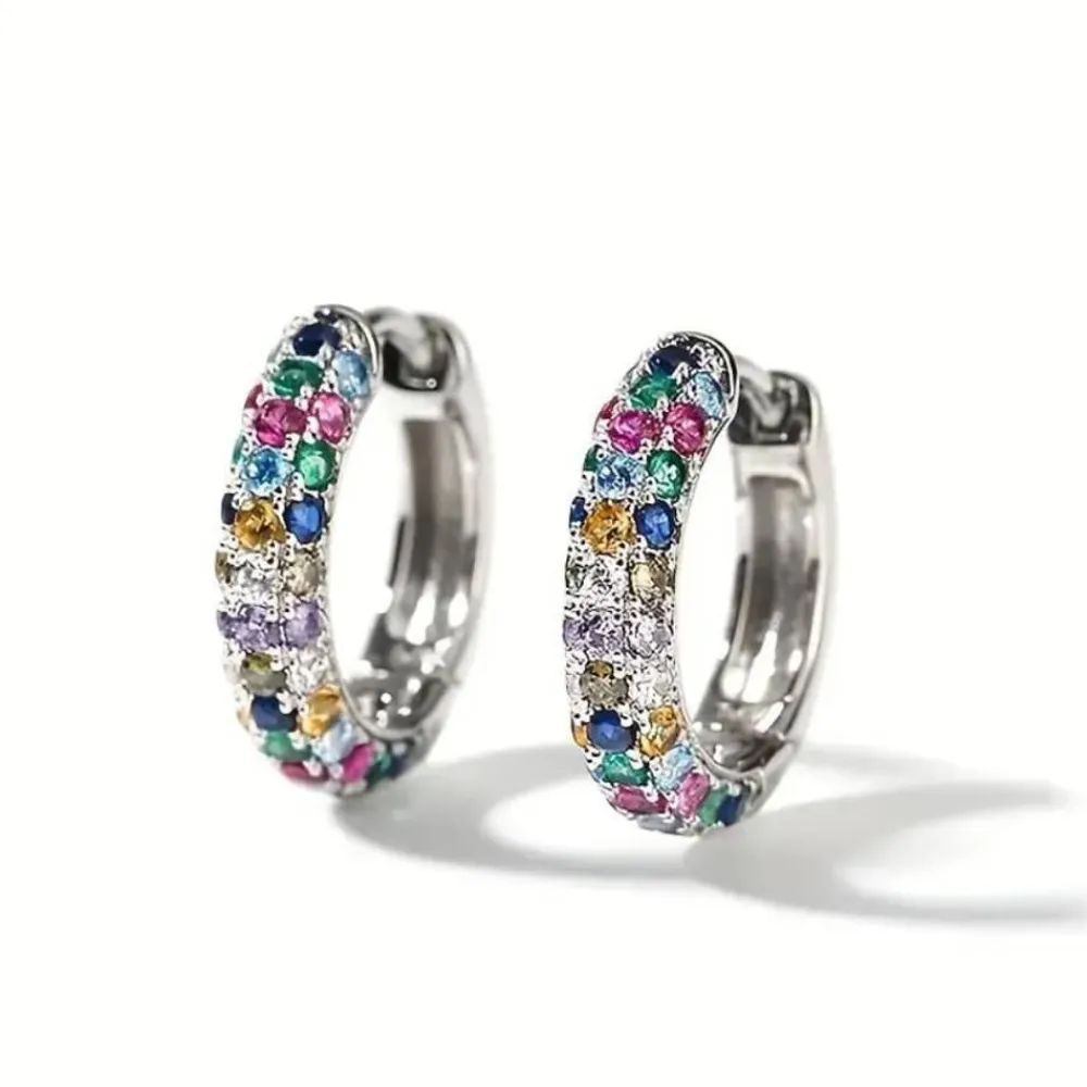 Vessière Cristaux Boucles D’Oreilles Cristal|Boucles D’Oreilles|Boucles d’oreilles Mosaïque précieuse