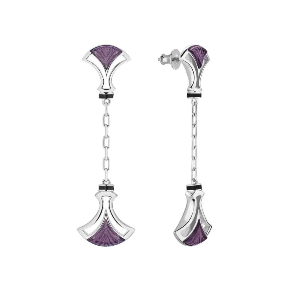Vessière Cristaux Bijoux|Boucles D’Oreilles Cristal|Boucles d’oreilles pendantes Larcade Lalique
