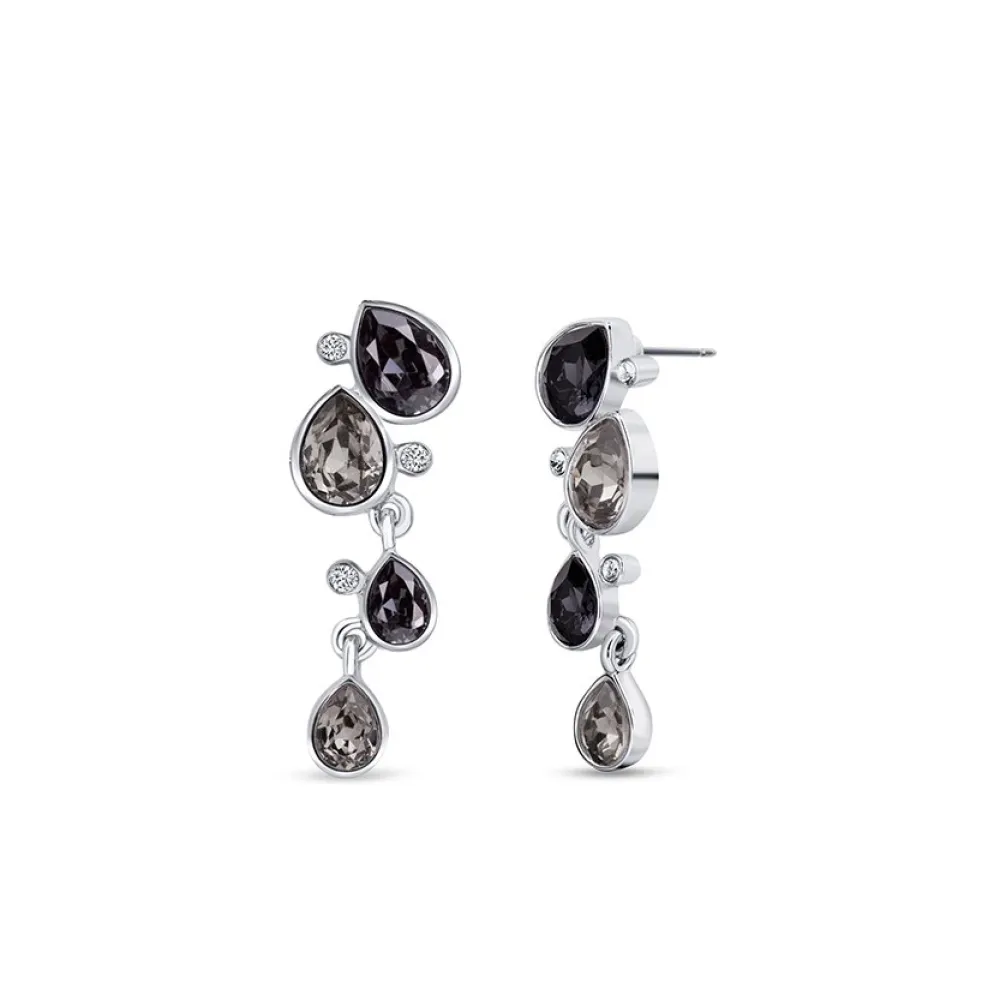 Vessière Cristaux Boucles D’Oreilles Cristal|Boucles D’Oreilles|Boucles d’oreilles riviere cristaux swarovski®