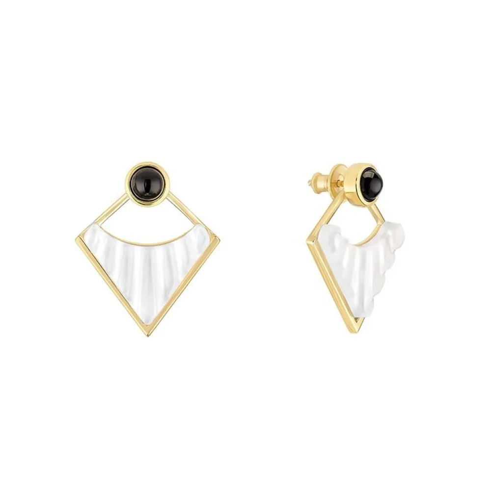 Vessière Cristaux Bijoux|Boucles D’Oreilles Cristal|Boucles d’oreilles style 1925 lalique