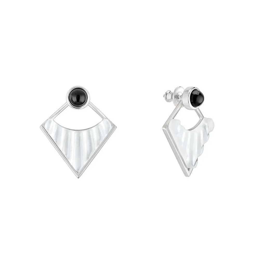 Vessière Cristaux Bijoux|Boucles D’Oreilles Cristal|Boucles d’oreilles style 1925 lalique