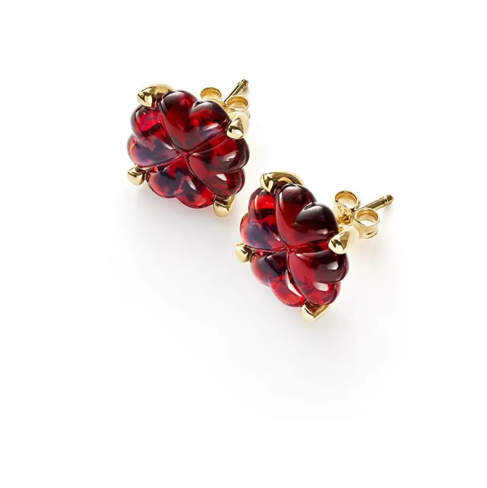 Vessière Cristaux Boucles D’Oreilles Cristal|Boucles D’Oreilles|Boucles d’oreilles trèfle baccarat