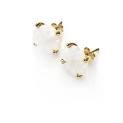 Vessière Cristaux Boucles D’Oreilles Cristal|Boucles D’Oreilles|Boucles d’oreilles trèfle baccarat