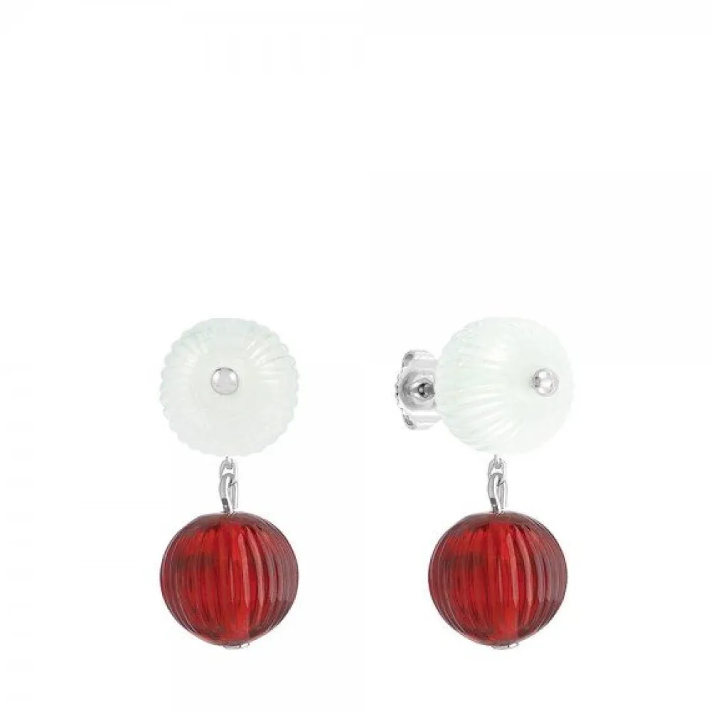 Vessière Cristaux Bijoux|Boucles D’Oreilles Cristal|Boucles d’oreilles vibrante lalique