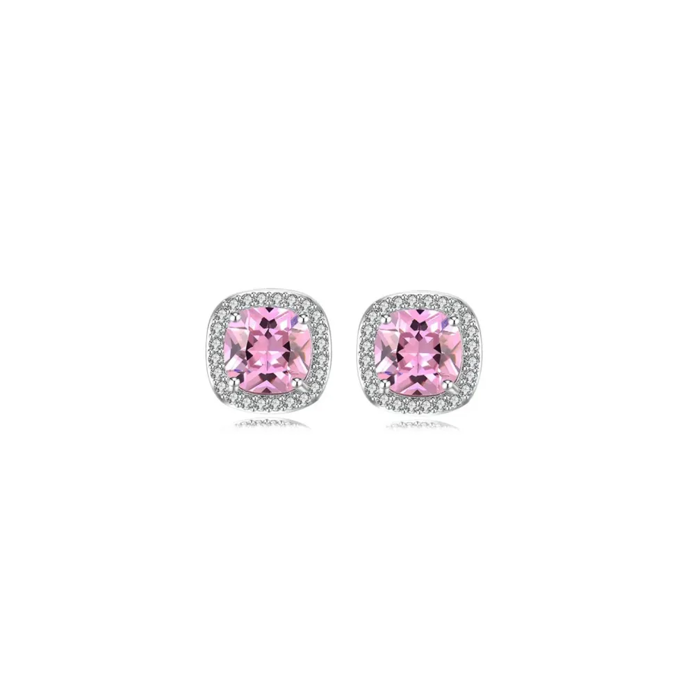 Vessière Cristaux Boucles D’Oreilles Cristal|Boucles D’Oreilles|Boucles d’oreilles vintage rose