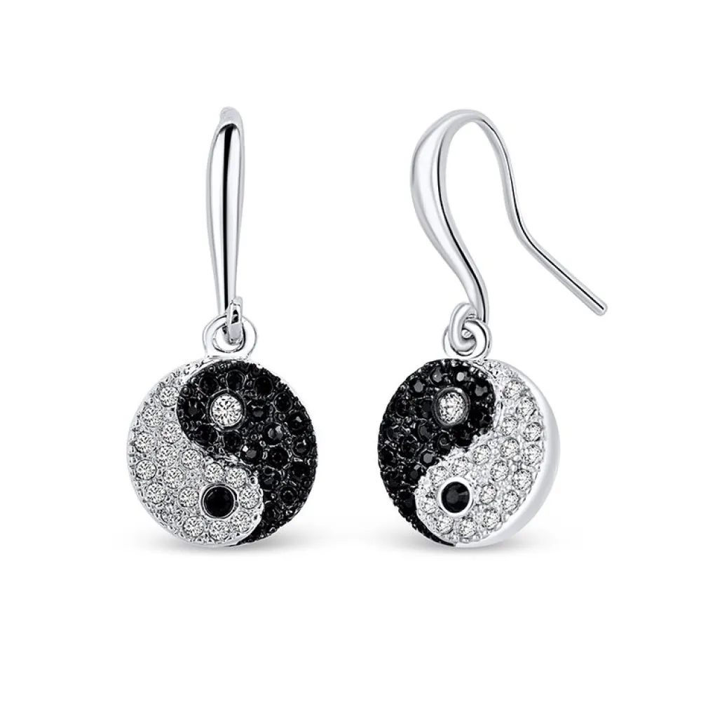 Vessière Cristaux Boucles D’Oreilles Cristal|Boucles D’Oreilles|Boucles d’oreilles ying yang cristaux swarovski®