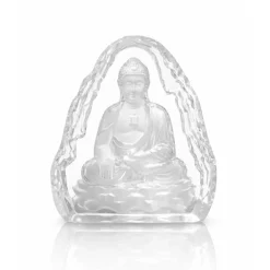 Vessière Cristaux Décoration|Symboles Religieux Cristal|Bouddha en cristal