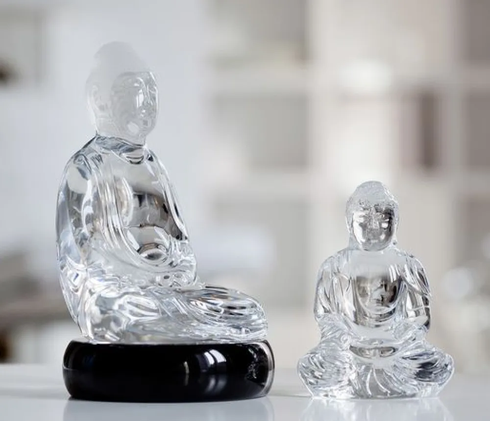 Vessière Cristaux Sculptures Cristal|Décoration|Bouddha petit modèle baccarat