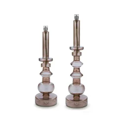 Vessière Cristaux Coupes, Coupelles Et Photophores|Lampes Cristal|Bougeoir lampe à huile champagne