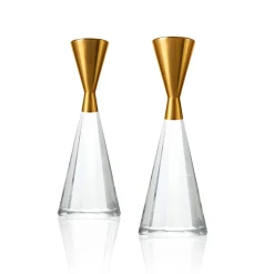 Vessière Cristaux Coupes, Coupelles Et Photophores|Photophores, Bougeoirs Cristal|Bougeoirs Flambeau Impérial X2