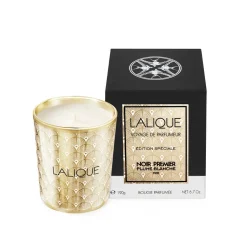 Vessière Cristaux Bougies Lalique|Coupes, Coupelles Et Photophores|Bougie noir premier, plume blanche 1901 lalique