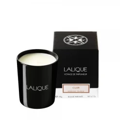 Vessière Cristaux Coupes, Coupelles Et Photophores|Bougies Lalique|Bougie parfumée cuir lalique