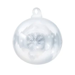 Vessière Cristaux Décoration|Boule de noël cristal flocon de neige