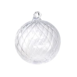 Vessière Cristaux Décoration|Ornements Cristal|Boule de noël cristal taille diamant