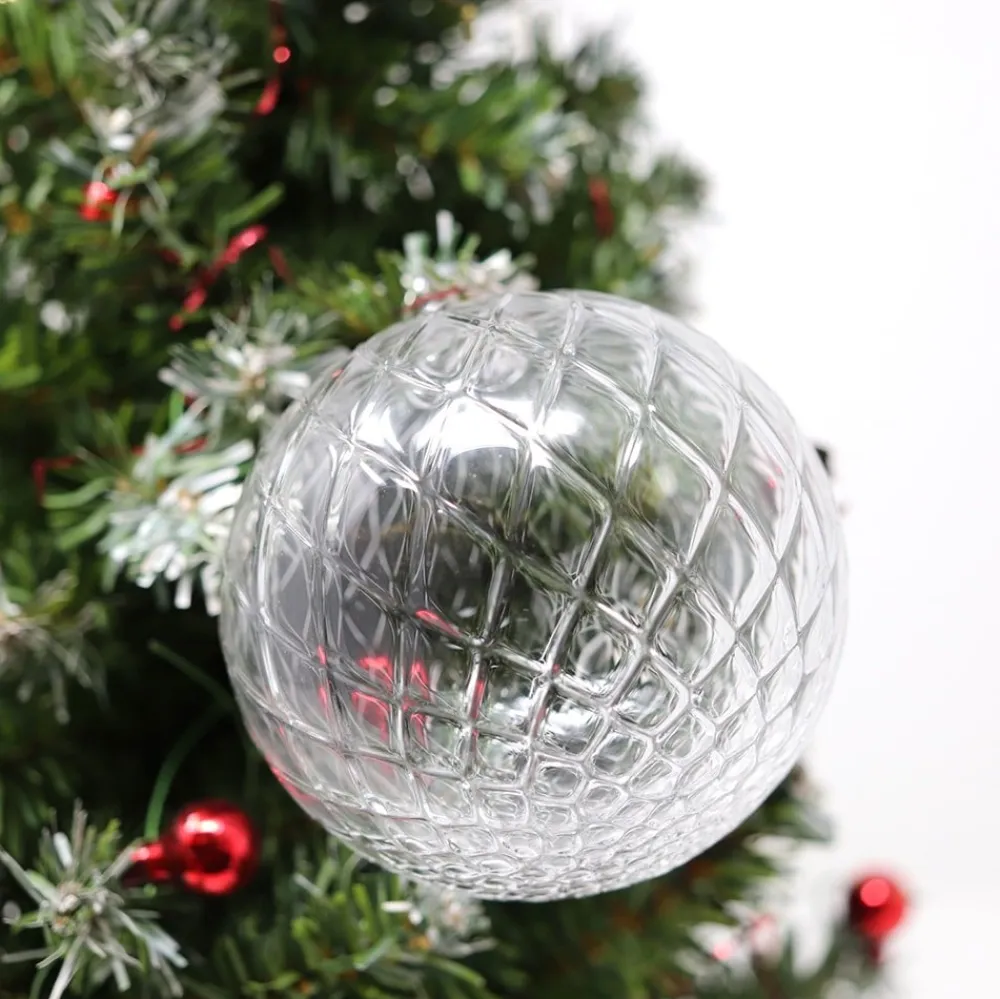 Vessière Cristaux Décoration|Ornements Cristal|Boule de noël cristal taille diamant
