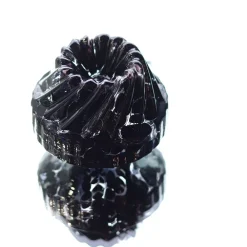 Vessière Cristaux Décoration|Boule de noël en cristal kouglof noir 2019
