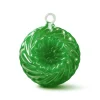 Vessière Cristaux Décoration|Boule de noël en cristal kouglof verte 2019