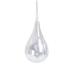 Vessière Cristaux Décoration|Ornements Cristal|Boule de Noël goutte irisée