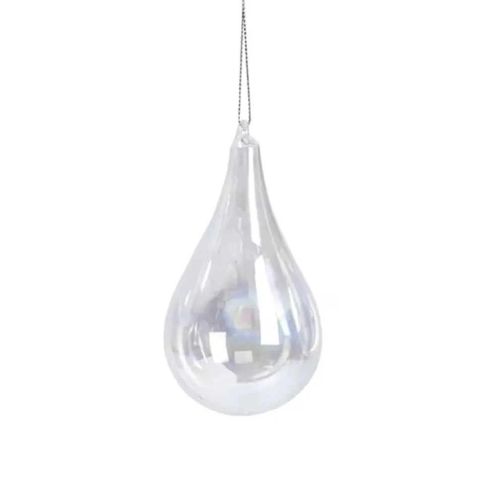 Vessière Cristaux Décoration|Ornements Cristal|Boule de Noël goutte irisée