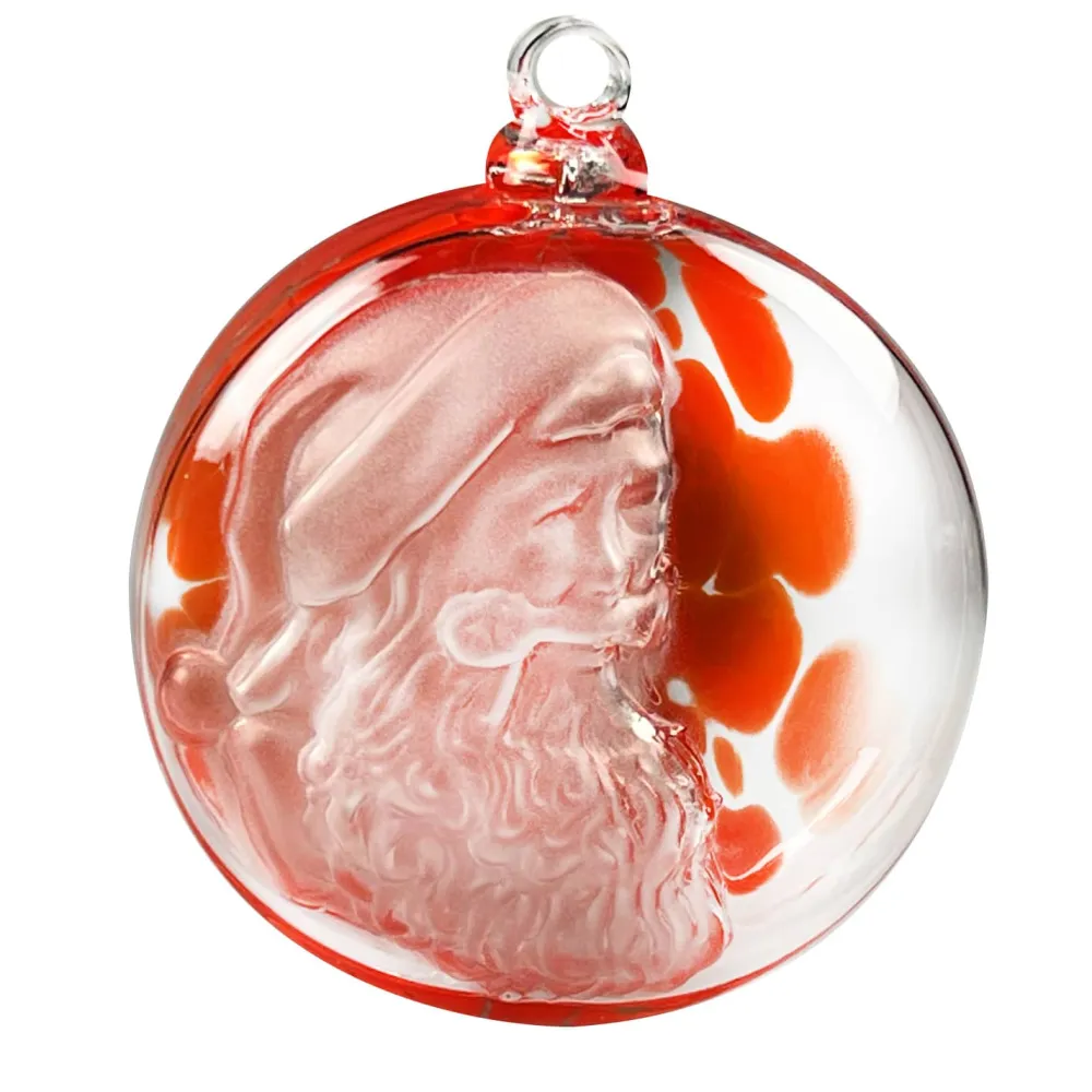 Vessière Cristaux Décoration|Boule de Noël « le Père Noël » 2023