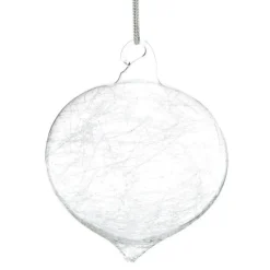 Vessière Cristaux Décoration|Boule de noël verre givrée n°5