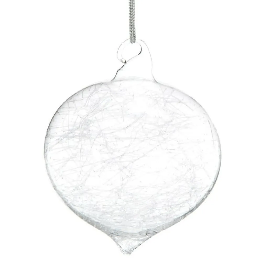 Vessière Cristaux Décoration|Boule de noël verre givrée n°5