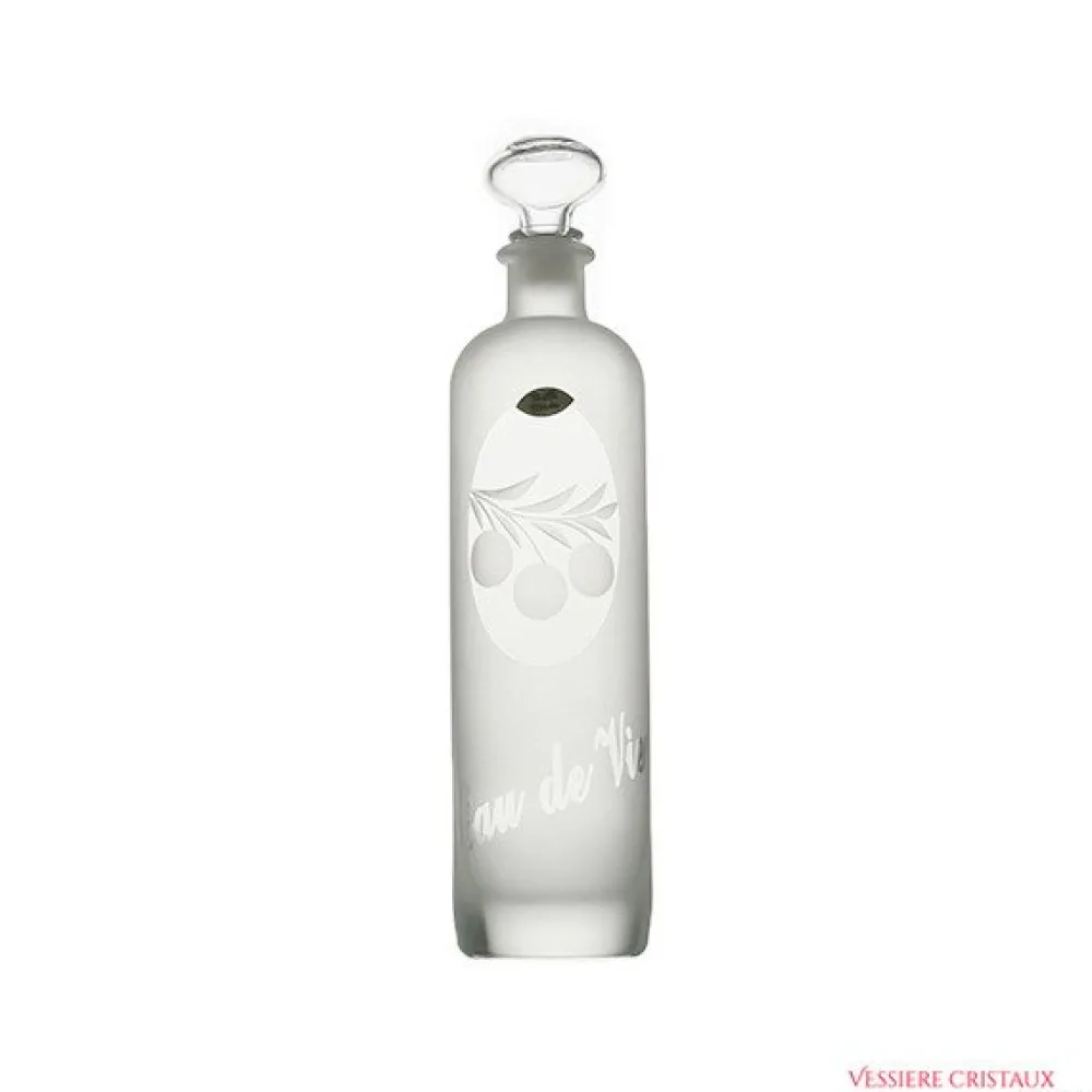 Vessière Cristaux Art De La Table|Flasque, Bouteille Cristal|Bouteille eau de vie taillé