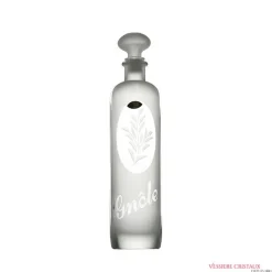 Vessière Cristaux Flasque, Bouteille Cristal|Art De La Table|Bouteille gnôle taillé