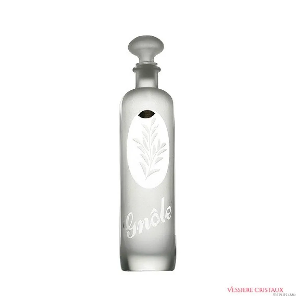 Vessière Cristaux Flasque, Bouteille Cristal|Art De La Table|Bouteille gnôle taillé