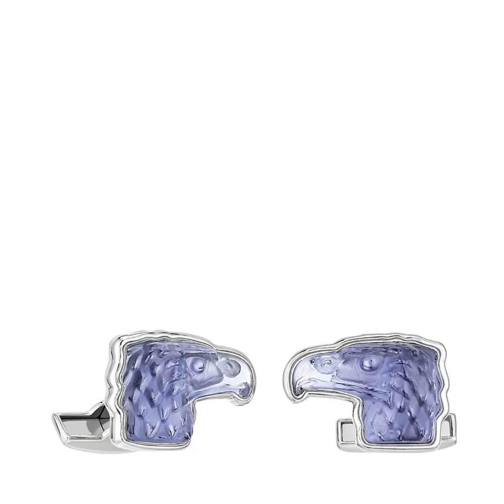 Vessière Cristaux Bijoux|Boutons De Manchette Cristal|Boutons manchettes aigle lalique