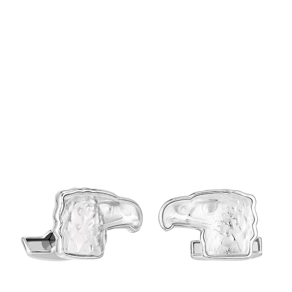 Vessière Cristaux Bijoux|Boutons De Manchette Cristal|Boutons manchettes aigle lalique