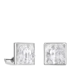 Vessière Cristaux Bijoux|Boutons De Manchette Cristal|Boutons manchettes aréthuse lalique