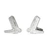Vessière Cristaux Bijoux|Boutons De Manchette Cristal|Boutons manchettes libellule lalique