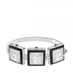 Vessière Cristaux Bijoux|Bracelets Cristal|Bracelet aréthuse laque noir lalique