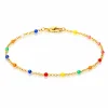 Vessière Cristaux Bracelets Cristal|Bracelets|Bracelet bohème perles arc-en-ciel