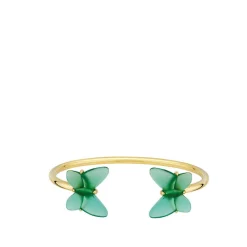 Vessière Cristaux Bijoux|Bracelets Cristal|Bracelet flexible papillon lalique