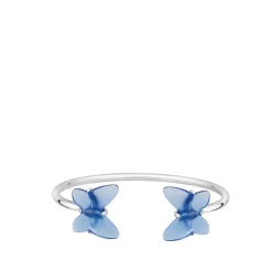 Vessière Cristaux Bijoux|Bracelets Cristal|Bracelet flexible papillon lalique