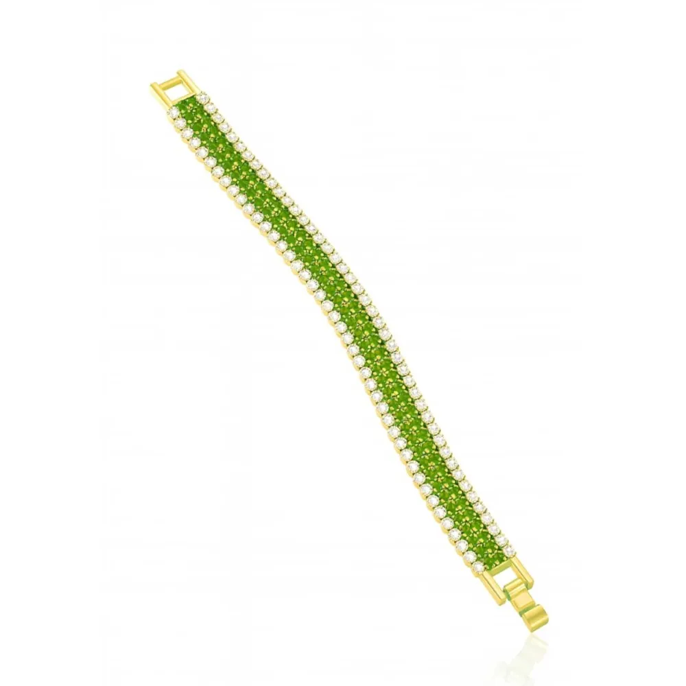 Vessière Cristaux Bracelets Cristal|Bracelets|Bracelet Joséphine cristaux vert prairie
