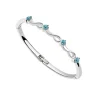 Vessière Cristaux Bracelets Cristal|Bracelets|Bracelet rigide étoile cristal turquoise