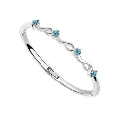 Vessière Cristaux Bracelets Cristal|Bracelets|Bracelet rigide étoile cristal turquoise